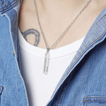 Dad's Favourite People Personalised Names Necklace, 3 of 12