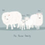 Personalised Sheep And Lamb Portrait, thumbnail 2 of 4