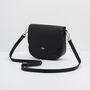 Beth Saddle Crossbody In Black, thumbnail 7 of 9