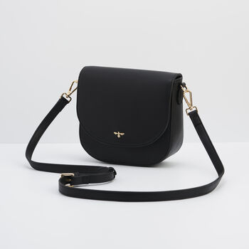 Beth Saddle Crossbody In Black, 7 of 9