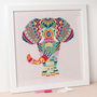 Mandala Elephant Diamond Painting Kit 40cm, thumbnail 1 of 6