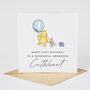 Winnie The Pooh 2nd Birthday Son Card *Fully Personalised, thumbnail 2 of 6