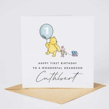 Winnie The Pooh 2nd Birthday Son Card *Fully Personalised, 2 of 6