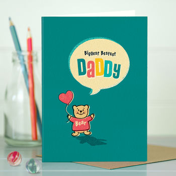 Card For Daddy ‘Daddy Bear’, 4 of 5