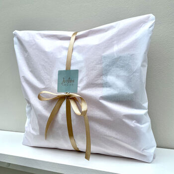 Personalised Knitted Christening Cushion, 9 of 9