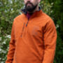 Personalised Outline Initial Quarter Zip Fleece, thumbnail 6 of 6