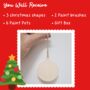 Paint Your Own Christmas Decorations Kit, thumbnail 2 of 4