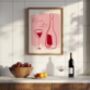 Wine Not Wall Art Print Kitchen Disco, thumbnail 5 of 6
