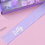 Personalised Lilac Hair Clip Accessories Set, thumbnail 4 of 4