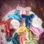 Hand Iced Personalised Multi Coloured Christmas Bows Biscuit Gift Box, thumbnail 7 of 8
