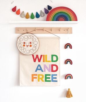 'Wild And Free' Wall Hanging, 3 of 4