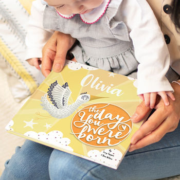 'The Day You Were Born' Personalised New Baby Book, 2 of 12