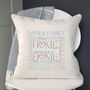 Personalised Home Sweet Home Cushion, thumbnail 3 of 3