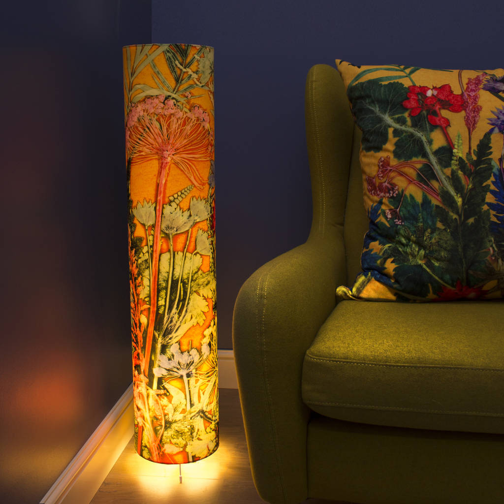Stunning Tropical Botanics Meter High Floor Lamp, 1 of 5