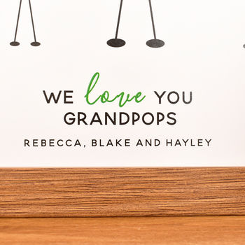Personalised Grandad And Grandchildren Print, 8 of 9