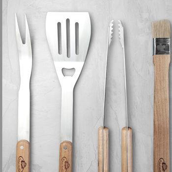 Personalised Barbecue Tools Gift Set, 4 of 5