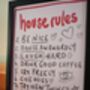 House Rules Print Cozy Home Gift Idea, thumbnail 4 of 4