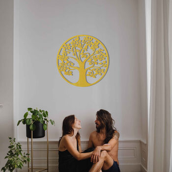 Modern Round Tree Wooden Wall Art For Home Walls, 8 of 12