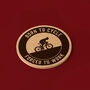 Round Cork Coaster 'Born To Cycle, Forced To Work' | Homeware | Tableware | Cycling | Cyclist | Bike Rider Gift, thumbnail 1 of 2