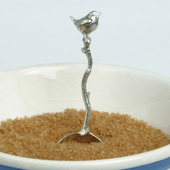 Wren Pewter Spoon, Gifts For Bird Watchers, Twitchers, 4 of 9