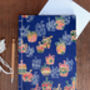 Japanese Journal Washi Medium Blue Tea Ware Bags, thumbnail 3 of 8