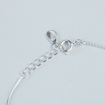 Sterling Silver Ball Detail Bracelet, 3 of 5