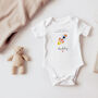 I Love You Daddy Moon Rocket Bodysuit Gift, thumbnail 4 of 7