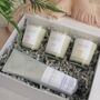Cosy Night In Candles And Hand Cream Gift Set, thumbnail 2 of 5