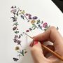 Hand Painted Flower Initial For A Girl’s Christening, thumbnail 6 of 12