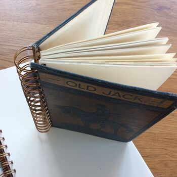 'Old Jack' Upcycled Notebook, 3 of 5