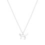Personalised Sterling Silver Short Haired Cat Necklace, thumbnail 1 of 7