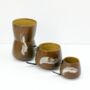 Hic Ceramics Handamde Stoneware Trio Cup Set, thumbnail 2 of 12