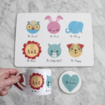 Children's Animal Placemat And Mug Gift Set, 2 of 12