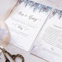 'Whimsical Winter' Wedding Invitation, thumbnail 2 of 6