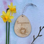 Personalised Wooden Easter Egg Decoration Nest, thumbnail 1 of 2