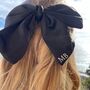 Personalised Initial Monogram Hair Bow Clip, thumbnail 7 of 10