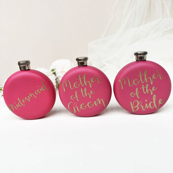 Bridal Party Hip Flask, 4 of 6
