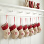 Personalised Christmas Stocking Decoration, thumbnail 4 of 12