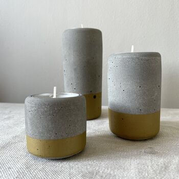 Concrete Pillar Tea Light Holders, 4 of 9