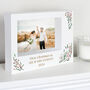 Personalised Christmas Foliage 5x7 Box Photo Frame, thumbnail 2 of 3