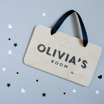 Personalised Children's Room Sign, 2 of 3