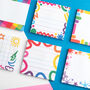 Rainbow Shapes Sticky Notes, thumbnail 6 of 7