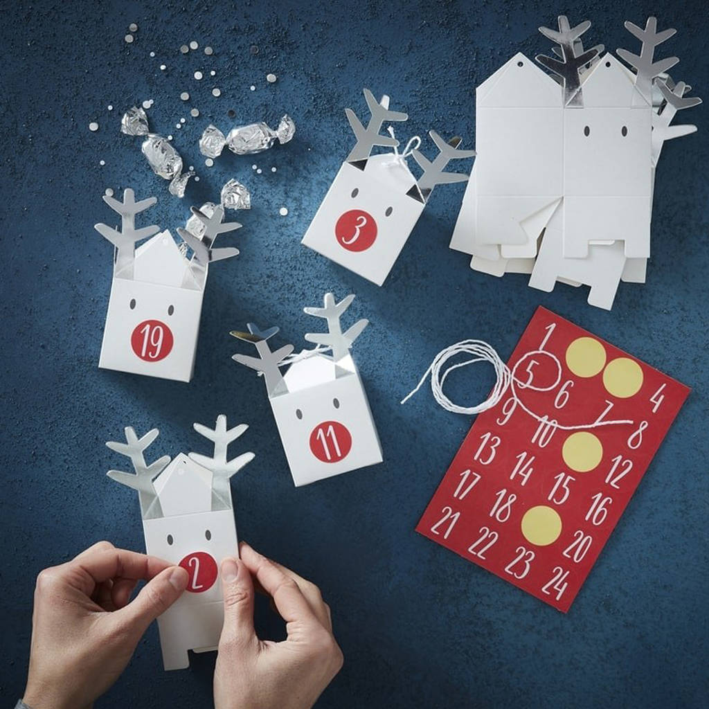 Fill Your Own Advent Calendar Boxes Reindeer By The Wedding Of My 