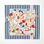 Large Pick N Mix Silk Scarf | Colourful Gift For Sweet Lovers, thumbnail 5 of 5