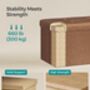 Foldable Storage Ottoman For Living Room And Bedroom, thumbnail 8 of 10