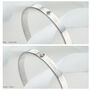 Personalised Sterling Birthstone Christening Bangle, thumbnail 7 of 11