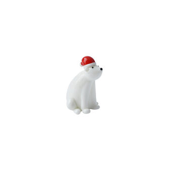 Artisan Glass Polar Bear In Gift Box, 2 of 3