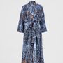Nocturnal Garden Kimono Midnight Blue, thumbnail 1 of 6