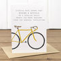 Cycling Quote Bike Card, thumbnail 2 of 3