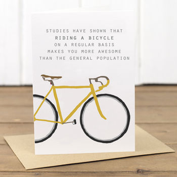 Cycling Quote Bike Card, 2 of 3